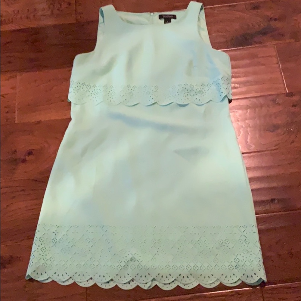 White House Black Market Mint Green Dress, Size 12